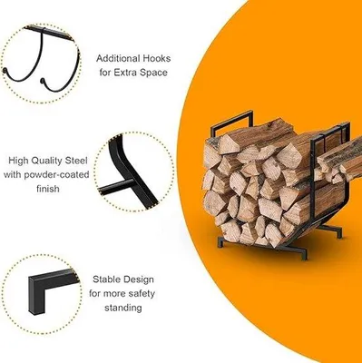Produktbild von Famanu Holzregal Metall für Innen und Außen - U-Form
