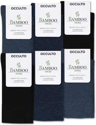 Produktbild von Solidchoice – Bambus-Socken, Uni, 6er-Pack für optimalen Komfort