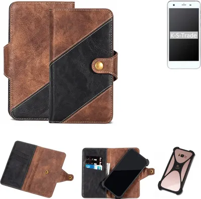 Produktbild von K-S-Trade Handy Hülle Schutz Hülle Schutzhülle Bookstyle Case kompatibel mit Vestel V3 5570 Handy Cover Hülle Schutztasche 1x