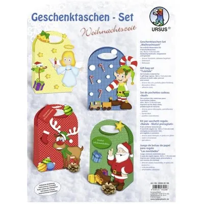 Produktbild von Geschenktaschen-Set Weihnachtszeit VE=5 Stück