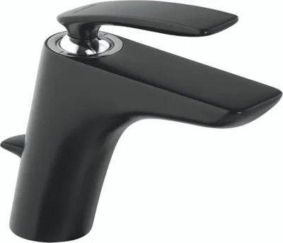Obrázok produktu pre KLUDI 520238775 BALANCE umývadlová batéria v matnej čiernej/chrómovej farbe s vyskakovacím výtokom / jednopáková batéria
