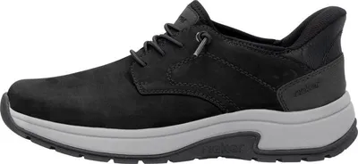Zdjęcie produktu dla Rieker męskie niskie buty / buty wsuwane READY2GO czarny skórzano-tekstylny mix sportowyRozmiar:47