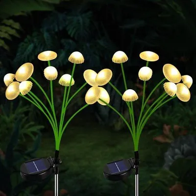 Image de Guirlandes lumineuses solaires LED étanches pour l'éclairage de jardin