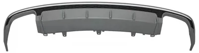 Imagen del producto de Difusor para parachoques trasero, estilo S6, para Audi A6 4G (rediseño), modelos berlina y familiar, años 2015-2018.