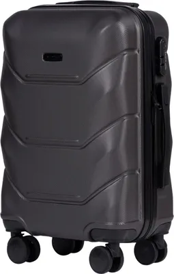 Zdjęcie produktu dla Wózek kabinowy Wings PEACOCK 3.0, 20" ciemnoszary, 4 koła, 38 l, ABS+