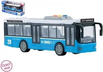 Produktbild von Wiky Stadtverkehrsbus Kunststoff 29cm mit Licht und Sound