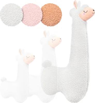 Produktbild von Engelshof Alpaka Seitenschläferkissen Kuscheltier Weiß 130cm