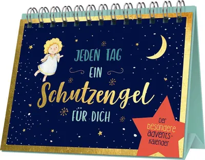 Produktbild von Jeden Tag ein Schutzengel für dich | Adventskalender mit Aufsteller