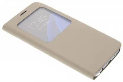 Zdjęcie produktu dla Samsung EF-CG935, Etui z klapką, Samsung, Galaxy S7 edge, 14 cm (5.5"), Złoto