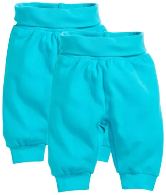 Productafbeelding van Playshoes babybroek met elastische tailleband, joggingmodel, 2-delige set