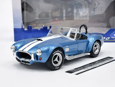Zdjęcie produktu dla Solido Shelby Cobra, Model samochodu sportowego, Wstępnie zmontowany, 1:18, Shelby Cobra, 1 szt., Niebieski