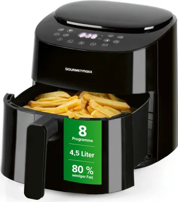 Immagine prodotto di GOURMETmaxx Friggitrice digitale ad aria calda - 4,5l - 1400W - nero
