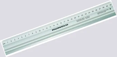 Produktbild von Schneidelineal Aluminium 30 cm Packung mit 10 Stück