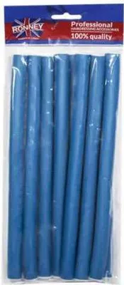 Produktbild von Ronney Flex Rollers Curlers 14/240mm Blue - Pack of 10