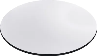 Produktbild von COMPACT | Gastro HPL Tischplatte | Ø 60 cm | Weiß | Rund | Gastro HPL Tischplatte