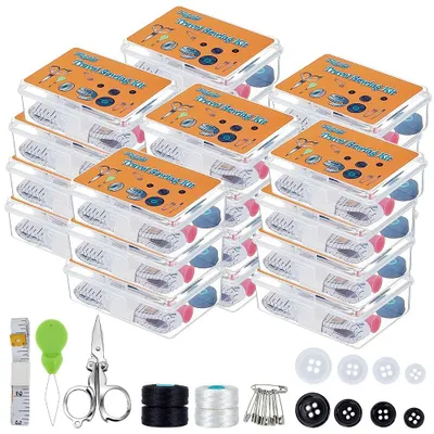 24 Mini-Nähsets – Tragbare Notfall-Nähkits für Reisen & Zuhause