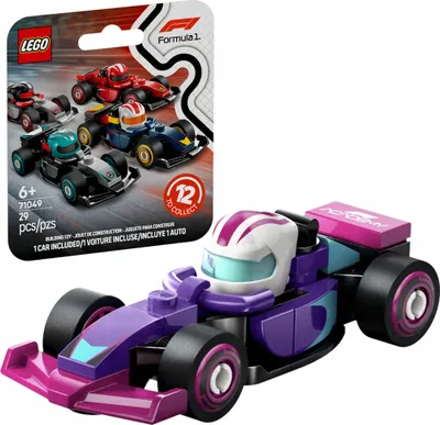 Image de 71049 - LEGO Minifigures - Voiture de course de Formule 1 ACADEMY