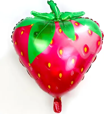 Produktbild von Folienballon Food, Erdbeere rosa ca. 55*72 cm