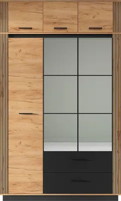 Immagine prodotto di Armadio Urso armadio camera da letto finitura oro artigianale ghianda nero selezionabile
