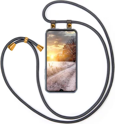 Produktbild von UMHÄNGEHÜLLE + KORDEL für Xiaomi Redmi Note 7, Farbe:Shiny Grey