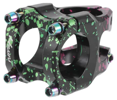 Produktbild von Verstellbare Fahrradlenkerverlängerungen aus Aluminium, grün/rosa