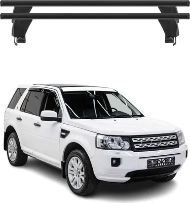 Zdjęcie produktu dla Bagażnik dachowy Menabo do Land Rover Freelander 2 2007-2015 50 kg aluminium czarny 2x