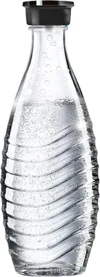 Produktbild von Glaskaraffe für Kristallsprudelwassermaschine - spülmaschinenfest - klar - 0,6 Liter