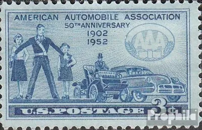 Produktbild von Briefmarken USA 1952 Mi 625 (kompl.Ausg.) postfrisch Automobilclub von Amerika