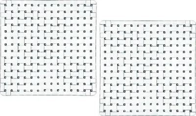Produktbild von NACHTMANN 97632 BOSSA NOVA Platte quadratisch 21 cm 2er Set