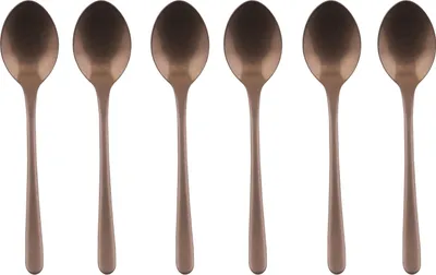 Imagen del producto de Sambonet Taste Vintage Edelstahl/PVD Kupfer Set 6 Mokkalöffel 52453CA7