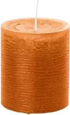 Produktbild von Stumpenkerze aus Paraffin, Dukat, Marble Rustik, Wiedemann, 100/68 mm, Brenndauer ca. 42h, durchgefärbt