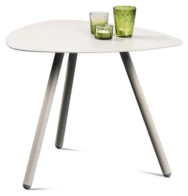 Beistelltisch Mira 50x40x50 cm grau Metall modern