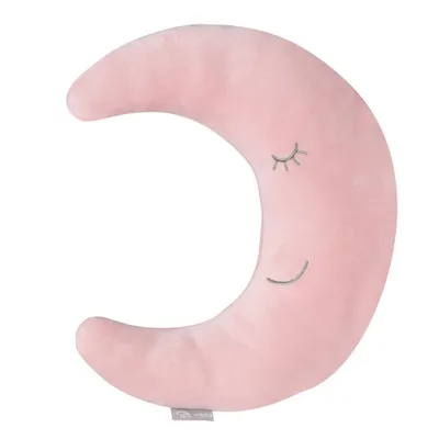 Obrázok produktu pre vankúšik na krk roba "roba Style" moon pink/mauve, nadýchaný dekoračný vankúšik do detskej izby