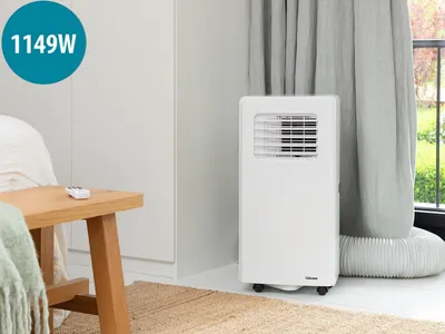 Produktbild von Tristar AC-5531 Klimagerät, Einteilige mobile Klimaanlage, Kühlung, Entfeuchter, Ventilator, 10500 BTU/h, 3000 W, 0,5 l, 1,3 l/h