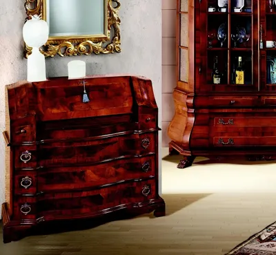 Produktbild von Kommode Design Kommoden Schrank Holz Anrichte Konsole Schränke Möbel Braun Neu