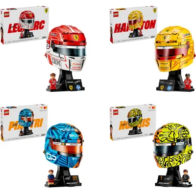 Produktbild von LEGO F1 Helme Bundle, Konstruktionsspielzeug