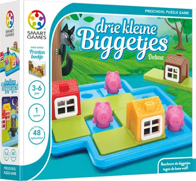 Produktbild von Smart Games Drei kleine Schweinchen Deluxe - Lernspiel für Kinder