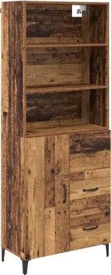 Produktbild von Highboard Altholz 69,5 x 34 x 180 cm Holzwerkstoff