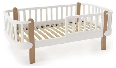 Produktbild von Yappy Kids Babybett Yappytude Kinderbett 160 x 80 cm weiß