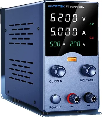 Productafbeelding van DC-voeding, instelbare spanning, instelbare stroom, compact ontwerp, model GA605L, 62V, 5A