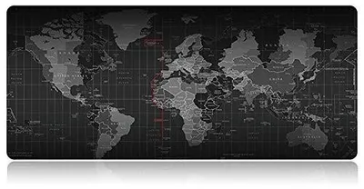 Produktbild von XL Weltkarte Gaming Mauspad, 60 x 30 cm
