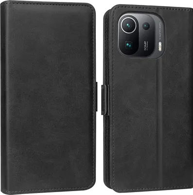 Obrázok produktu pre Puzdro s klapkou pre XIAOMI MI 11 PRO, čierne, na karty