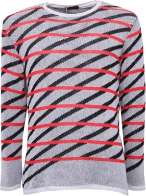Image de B3474 pull en coton noir/blanc OUTFIT pull homme