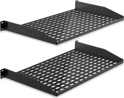 Produktbild von Szafa sieciowa Pyle 19-calowa szafa serwerowa, uchwyt ścienny 1U X2, półka, podstawa rack, wentylowany panel krosowy i półka na sprzęt sieciowy,