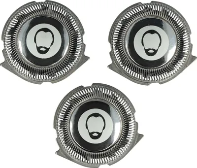 Produktbild von vhbw 3x Ersatz-Scherköpfe kompatibel mit Philips 1000 Series (S1xxx), S1100, 3000 Series (S3xxx), S1133, S1150, S1110, S1131 Elektrorasierer, Silber