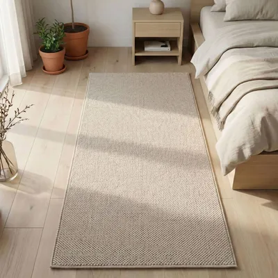 Image de Carpetsale24 Tapis Salon Uni Bouclé Boucles Style Scandinave Résistant Ultra Doux pour Chambre à Coucher, Taille: 80x150 cm