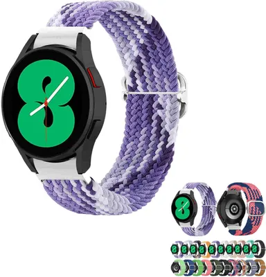 Immagine prodotto di Per Samsung Galaxy Watch 6 5 4 normale Pro e Classic tutte le dimensioni Cinturino in nylon