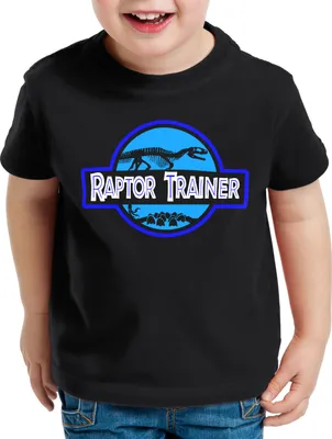 Produktbild von style3 Raptor Trainer Kinder T-Shirt dinosaurier park