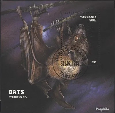 Produktbild von Briefmarken Tansania 1995 Mi Block286 (kompl.Ausg.) gestempelt Fledertiere