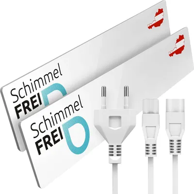 Productafbeelding van Schimmel Dry Set: Klein infrarood verwarmingspaneel met uitbreidingsmodule